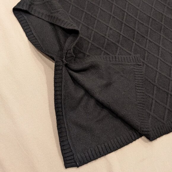 Loft Cable Turtleneck Poncho - Women's sz XS - Picture 3 of 7